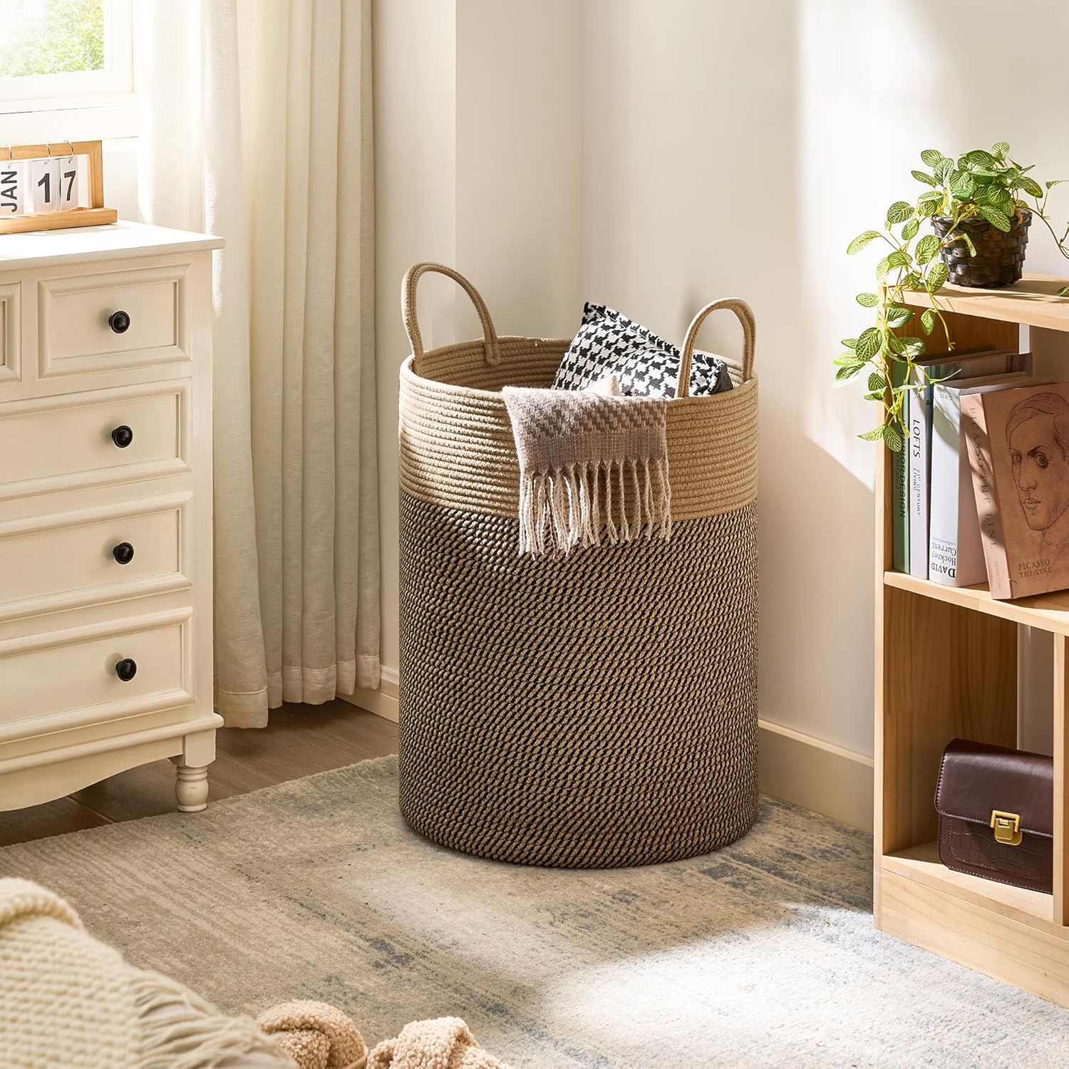 Large Storage Basket Tall Wove - Sustainable Living Eco Friendly recensione e prezzo
