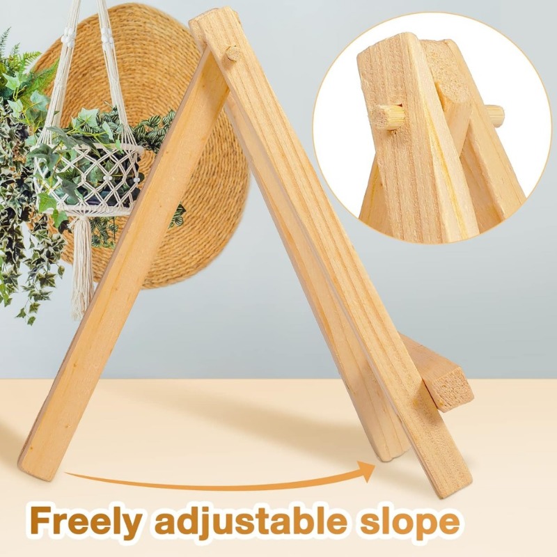 30Pcs Mini Wooden Easel Stands - Sustainable Living Eco Friendly recensione e prezzo