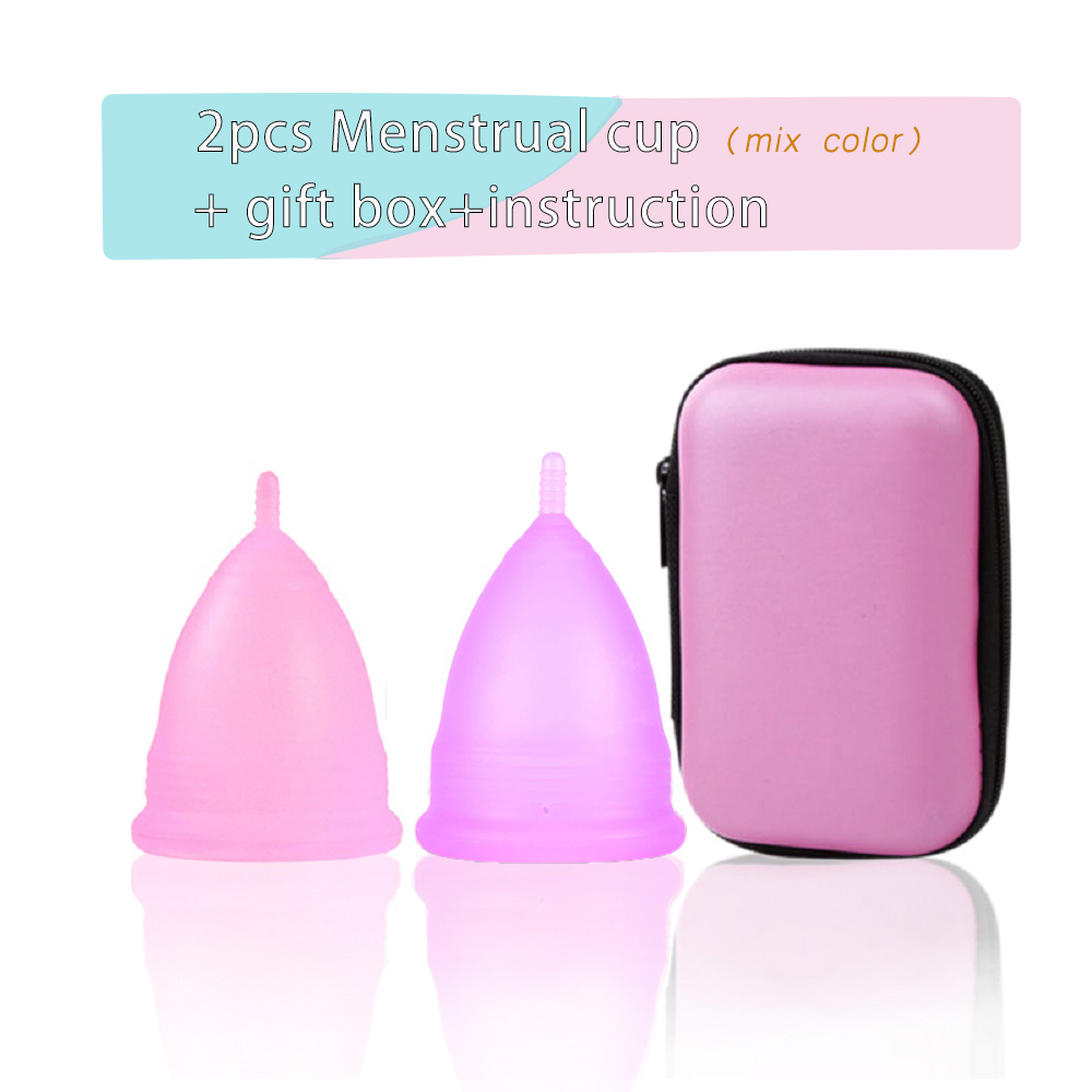 2Pcs Women Menstrual Cup Medic - Menstrual Cup Silicone recensione e prezzo
