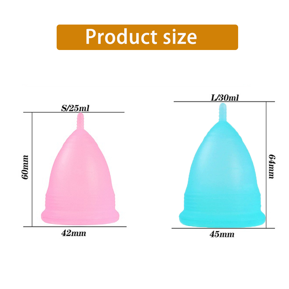 2Pcs Women Menstrual Cup Medic - Menstrual Cup Silicone recensione e prezzo