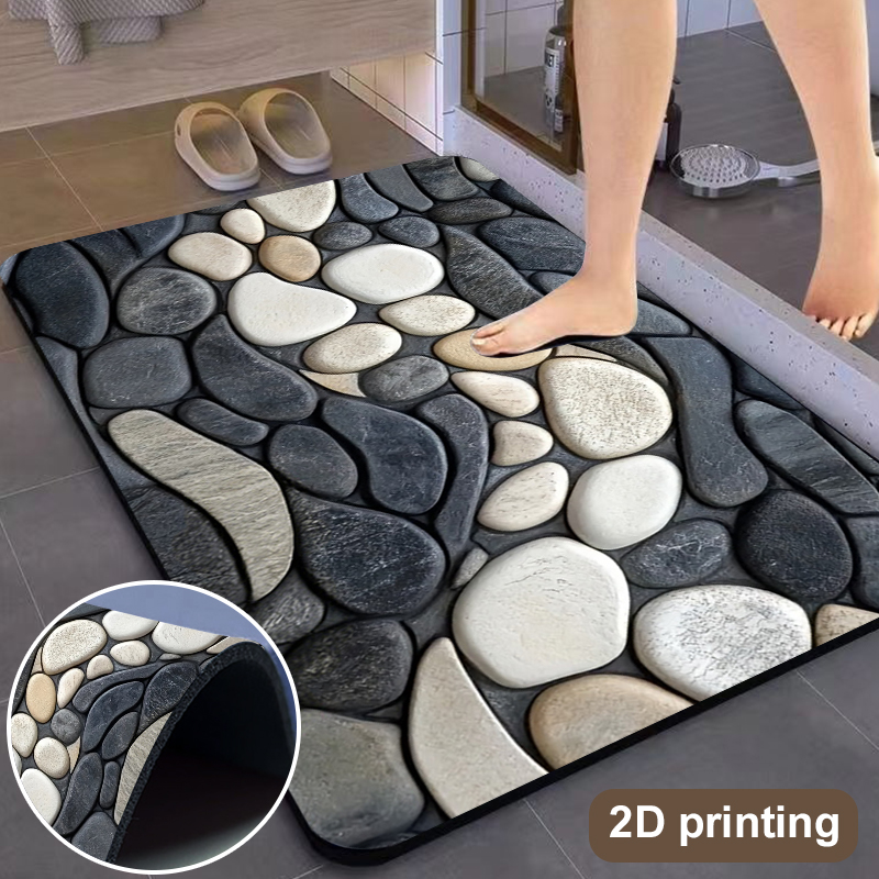 Pebble Pattern Diatomite Rug F - Sustainable Living Eco Friendly recensione e prezzo