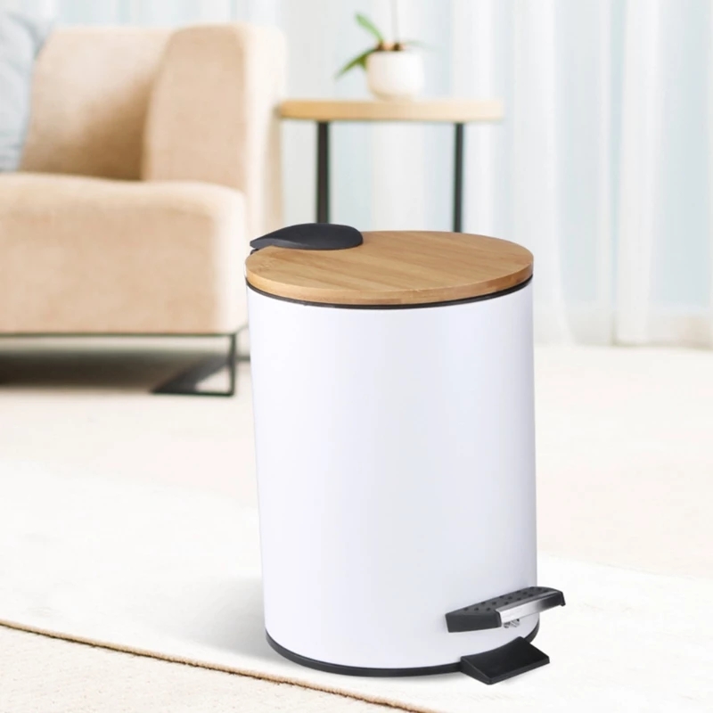 3/5L Wooden Flip Step Trash Ca - Sustainable Living Eco Friendly recensione e prezzo