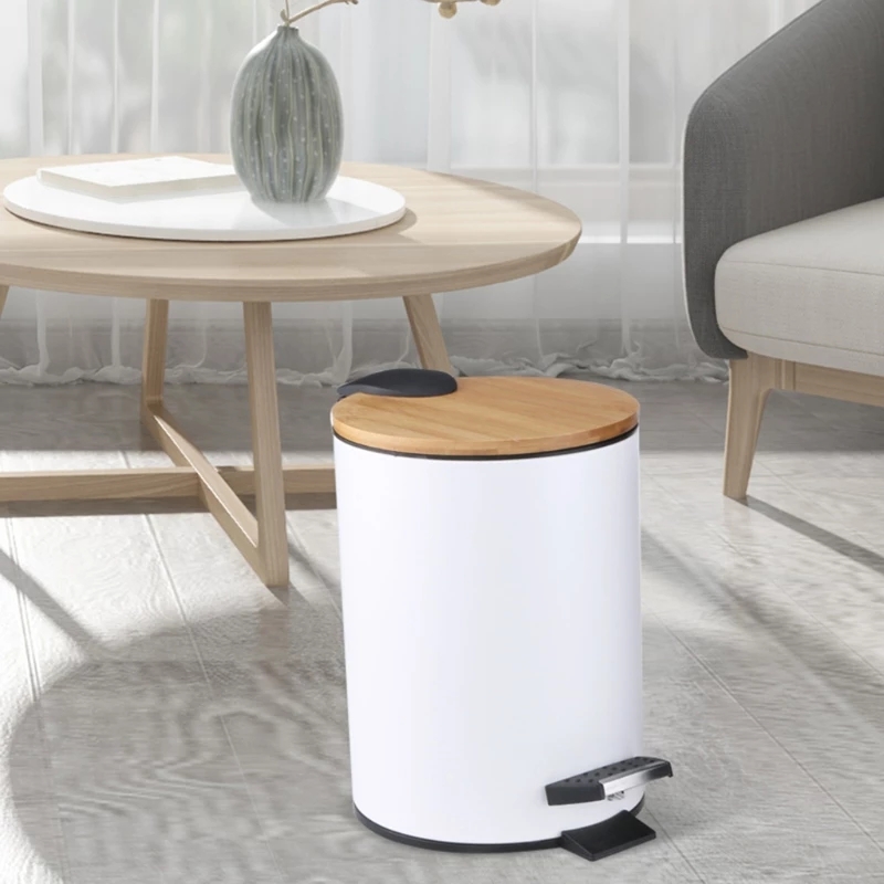 3/5L Wooden Flip Step Trash Ca - Sustainable Living Eco Friendly recensione e prezzo