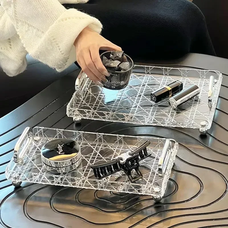 Acrylic Rectangular Tray Makeu - Sustainable Living Eco Friendly recensione e prezzo